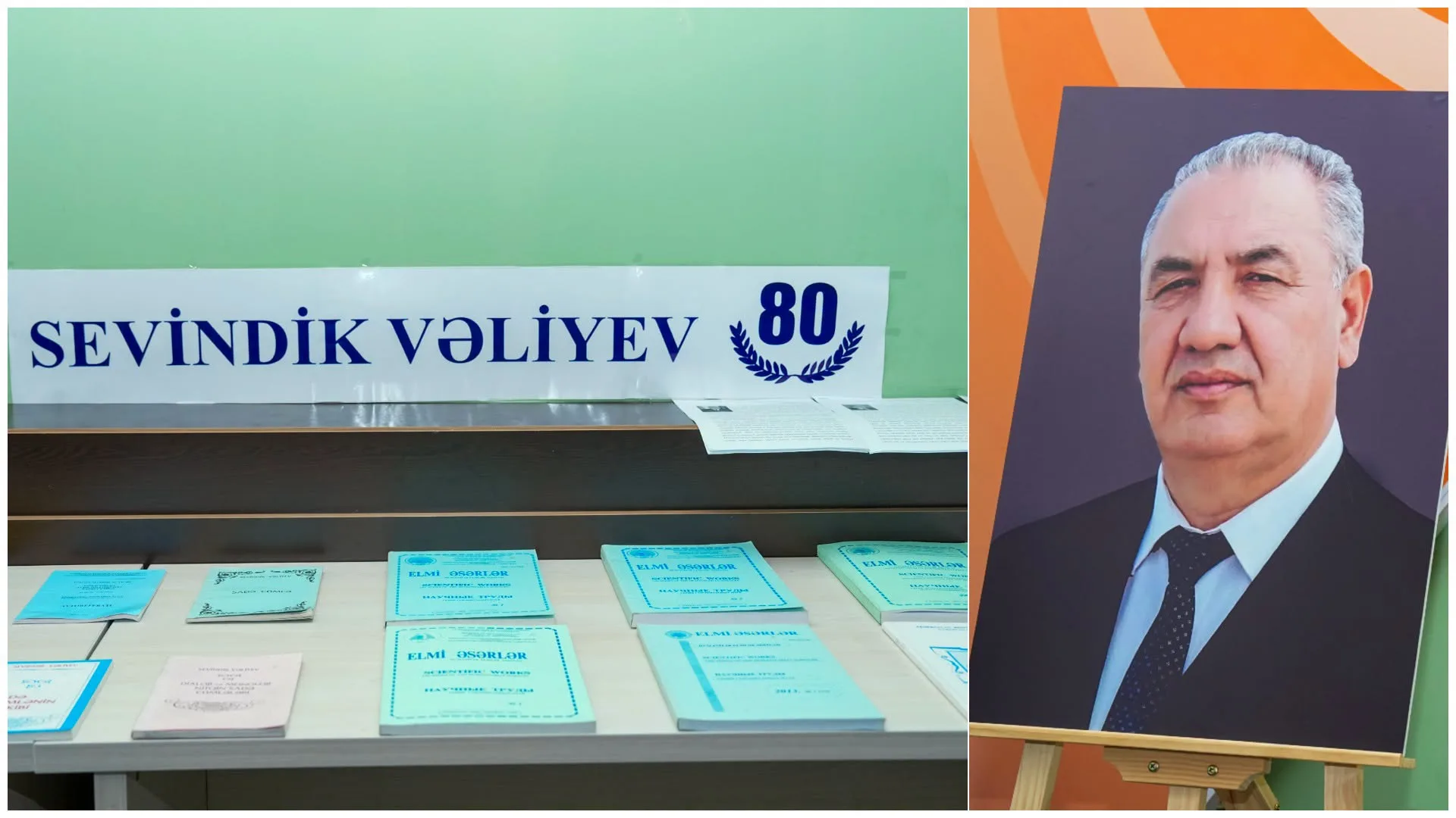 The 80th anniversary of Professor Sevindik Valiyev was celebrated at NSU